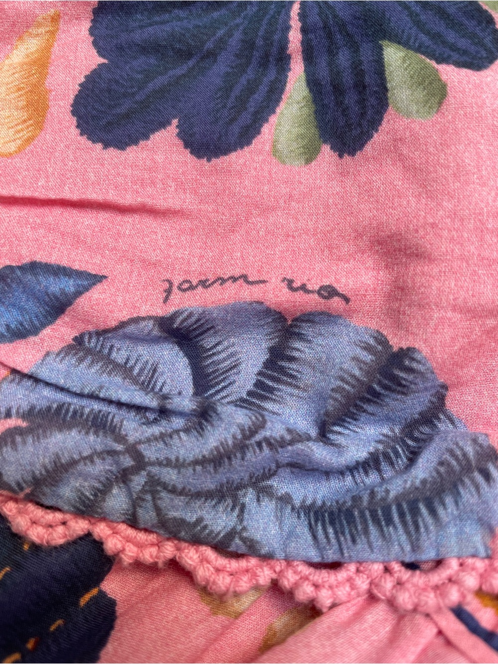 Farm rio size S Seashell Tapestry Dress Summer Floral seashell summer ocean - Picture 15 of 15
